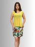 2 Tier DIGITAL PRINT SKORT with the Ruffle in the center - SH2001